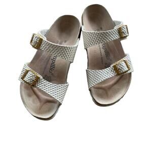 Birkenstock Papillio Women Sz 36 Narrow (3.5 230 L5) Brass Tone Buckle Arizona